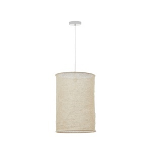 Abajur bej din fibre naturale 40 cm Mariela Kave Home