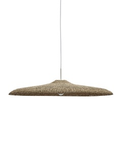 Abajur maro din fibre naturale Cruilles Kave Home