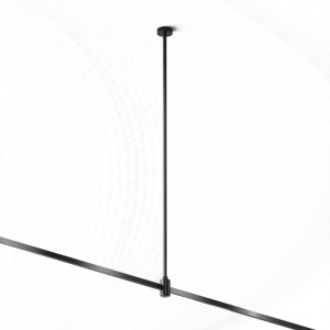 Accesoriu pentru sina negru din metal Flarity Long Single Mount Maytoni