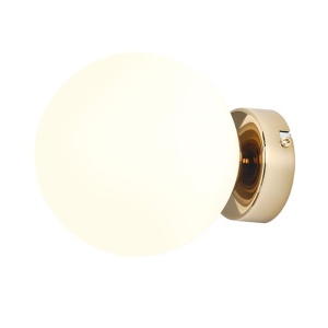 Aplica aurie/alba din sticla Ball S Quiet Object