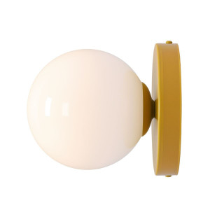 Aplica galben mustar/alba din metal Ball Quiet Object