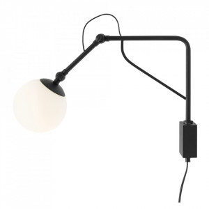 Aplica neagra/alba din metal Soho Bitt Quiet Object