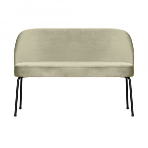 Banca verde fistic din catifea 120 cm Vogue Woood