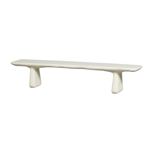 Bancheta exterior crem 227 cm Loggia Woood