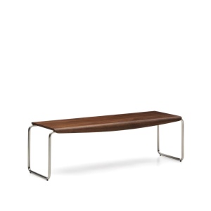 Bancheta maro din lemn 143 cm Tarsel Kave Home