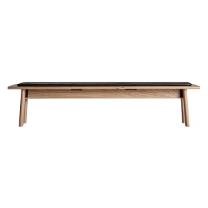 Bancheta maro din lemn 210 cm Nara Vical Home