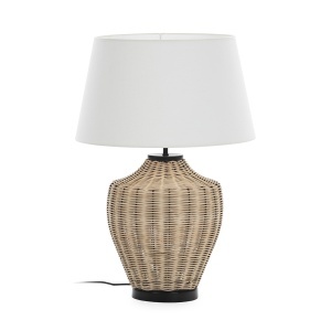 Baza pentru veioza maro/neagra din ratan 64 cm Luther Thai Natura