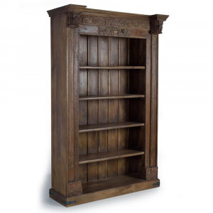 Biblioteca maro din lemn 222 cm Palermo Giner y Colomer