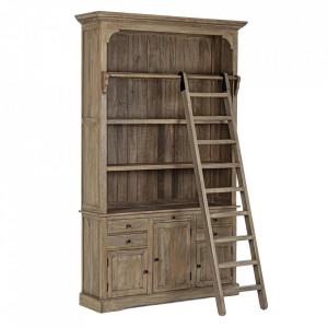 Biblioteca maro din lemn 234 cm Domitille Bizzotto