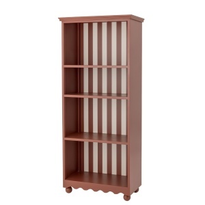 Biblioteca rosie din lemn 152 cm Sasha Bloomingville