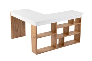 Birou maro/alb 120x130 cm Vesper Nordure