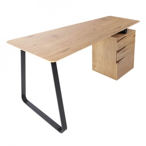 Birou maro din metal 49x160 cm Studio The Home Collection