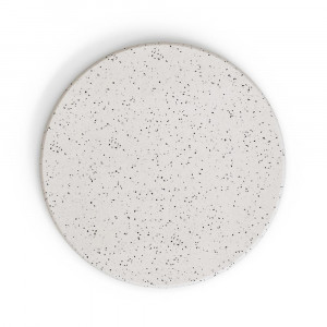 Blat pentru masa alb din ciment 70 cm Saura Kave Home