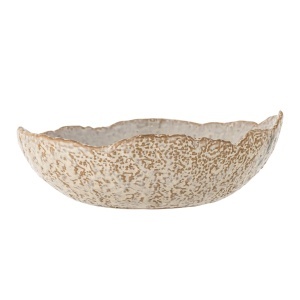 Bol bej/albastru din ceramica 1.4 L Amalia Bloomingville