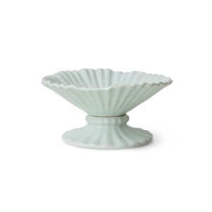 Bol decorativ albastru gheata din ceramica 20 cm Ribble HK Living