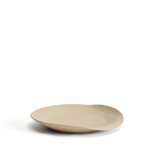 Bol decorativ bej din ceramica 30 cm Ebenor Kave Home