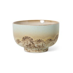 Bol multicolor din ceramica 14 cm 70s Shell HKliving