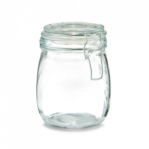 Borcan cu capac transparent din sticla 750 ml Pulse Zeller