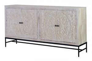 Bufet inferior maro/alb din lemn 170 cm Cremona Giner y Colomer