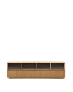 Bufet inferior maro din lemn 200 cm Helvine Small Kave Home
