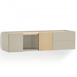 Bufet inferior pentru perete bej/maro 110 cm Otto Teulat