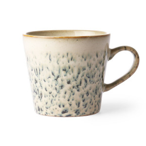 Cana alba/verde din ceramica 300 ml Cappuccino Hail HK Living