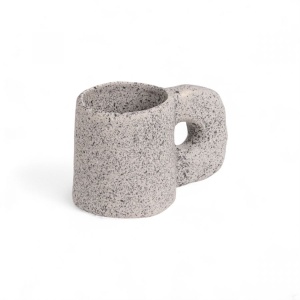 Cana gri din ceramica 9x15 cm Newlithic Seletti