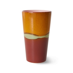 Cana multicolora din ceramica 300 ml 70s Latte Clay HKliving
