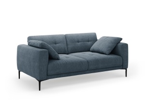 Canapea albastru inchis din textil pentru 3 persoane Bemy Structural Micadoni