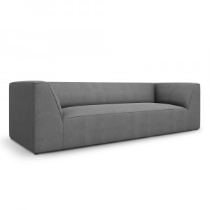 Canapea gri din textil pentru 3 persoane Ruby Ross Micadoni
