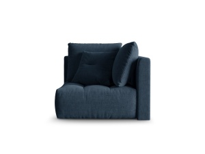 Canapea modulara albastru navy din textil pentru 1 persoana Bloom Wind Center Micadoni