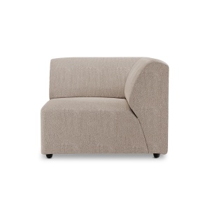 Canapea modulara bej din textil 94 cm Jax Sneak Right End HKliving