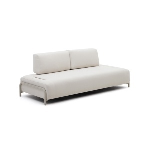 Canapea modulara bej din textil pentru 3 persoane Compo Kave Home