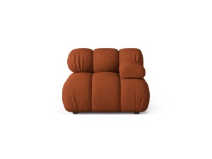 Canapea modulara maro caramiziu din textil pentru 1 persoana Bellis Right Liberty Micadoni