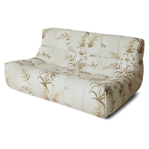 Canapea modulara multicolora din textil 158 cm Lazy Reeds HKliving