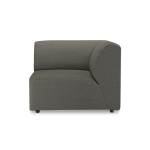 Canapea modulara verde army din bumbac 94 cm Jax Right HKliving