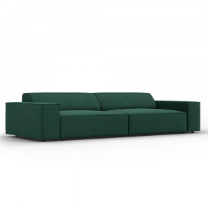 Canapea modulara verde din textil pentru 4 persoane Jodie Micadoni