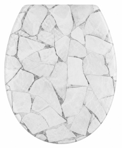 Capac pentru toaleta multicolor din plastic Mosaic Wenko