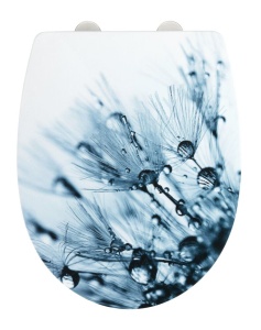 Capac pentru toaleta multicolor din plastic Sereno Wenko