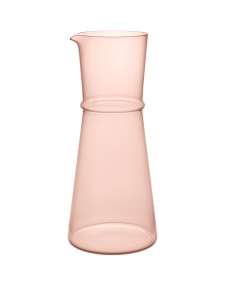 Carafa roz din sticla 1.35 L Boya Ferm Living