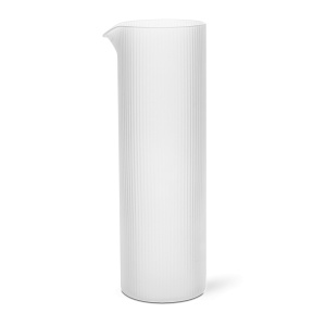 Carafa transparenta din sticla 1.12 L Ripple Frosted Ferm Living