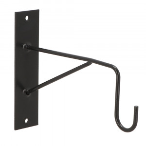 Carlig pentru agatat ghivece negru din metal Ceda S Esschert Design