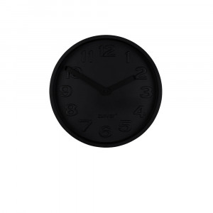 Ceas negru din ciment 32 cm Concrete Time All Black Zuiver