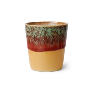 Ceasca multicolora din ceramica 230 ml 70s Cove HKliving