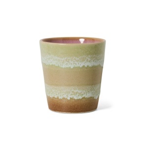 Ceasca multicolora din ceramica 230 ml 70s Umber HKliving