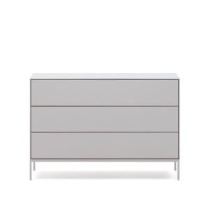 Comoda alba din metal 110 cm Vedrana Kave Home