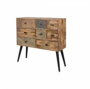 Comoda maro din lemn 90 cm Stan Quiet Object