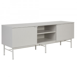 Comoda TV alba din metal 150 cm Cayo Quiet Object