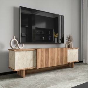 Comoda TV alba/maro 180 cm Diana The Home Collection