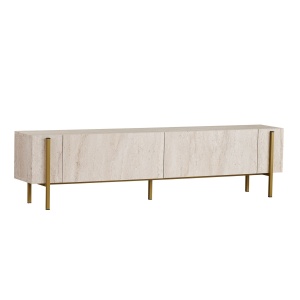 Comoda TV crem/aurie 180 cm Nexus Nordure